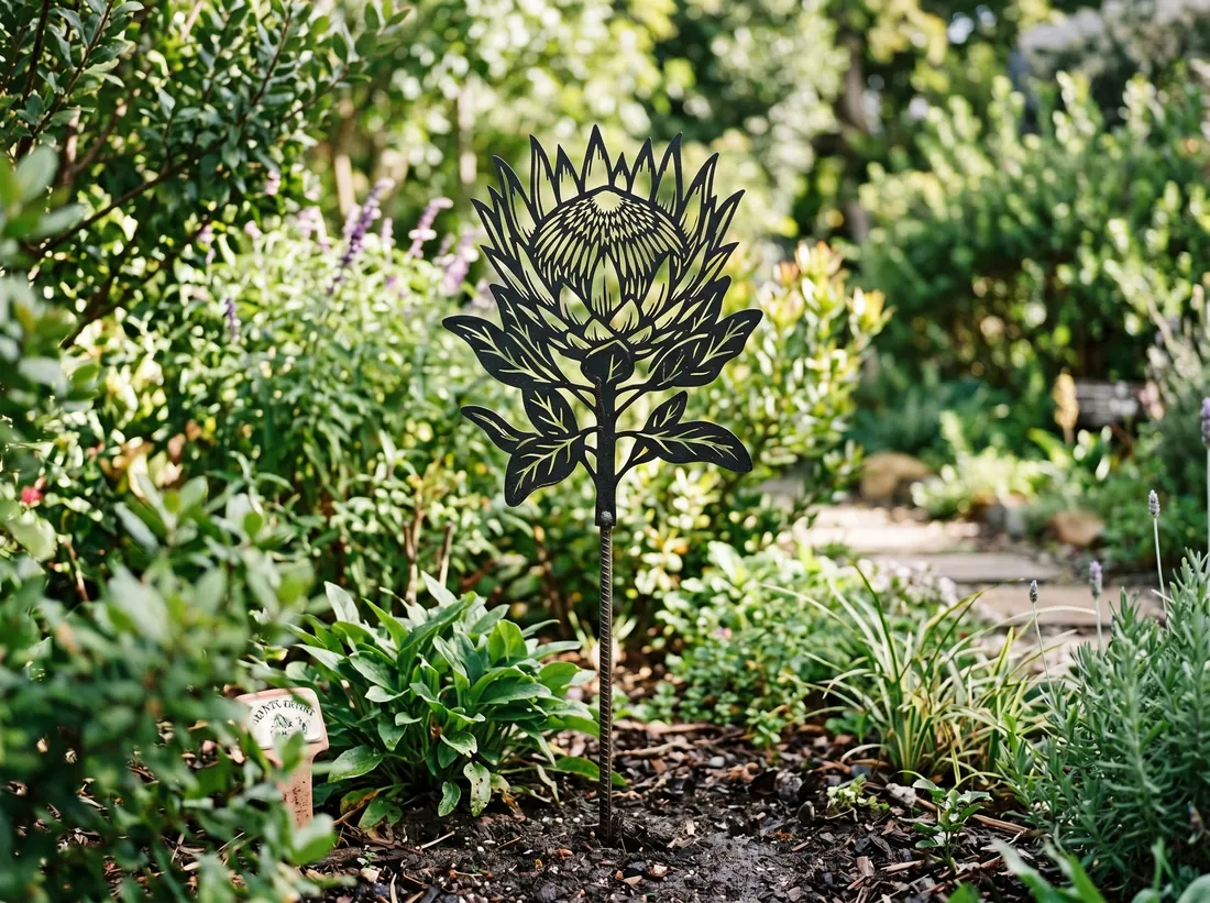 Protea Garden Stake — Deco Zoosh
