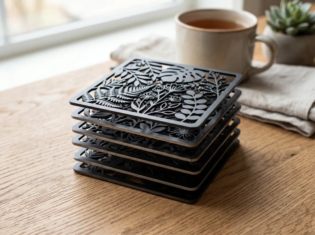 Botanical Coaster Set — Deco Zoosh